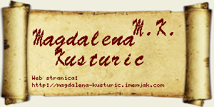 Magdalena Kusturić vizit kartica